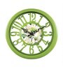 Classic Green Plastic Modern Wall Clock