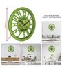 Classic Green Plastic Modern Wall Clock