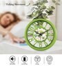 Classic Green Plastic Modern Wall Clock