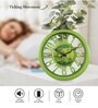 Classic Green Plastic Modern Wall Clock