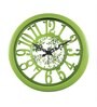 Classic Green Plastic Modern Wall Clock