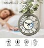 Classic Grey Plastic Modern Wall Clock