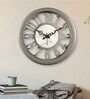 Classic Grey Plastic Modern Wall Clock