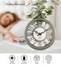 Classic Grey Plastic Modern Wall Clock