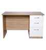 Classic Honey Oak Workstation Desk