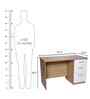 Classic Honey Oak Workstation Desk