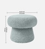 Classic Luxe Kids Stool In Sage Blue Colour Classic Luxe Kids Stool In Sage Blue Colour