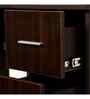 Classic MahoganyDark Workstation Desk With Textured Veneer Finish