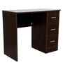 Classic MahoganyDark Workstation Desk With Textured Veneer Finish