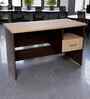 Classic Maple Beige And Walnut Brown Dual Tone Colour  Workstation Desk