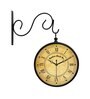 Classic Multicolour Metal Analog Platform Clock