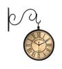 Classic Multicolour Metal Analog Platform Clock