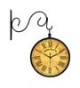 Classic Multicolour Metal Analog Platform Clock