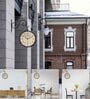 Classic Multicolour Metal Analog Platform Clock