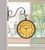 Classic Multicolour Metal Analog Platform Clock