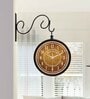 Classic Multicolour Metal Analog Platform Clock