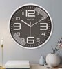 Classic Multicolour Plastic Plastic Wall Clock