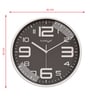 Classic Multicolour Plastic Plastic Wall Clock