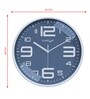 Classic Multicolour Plastic Plastic Wall Clock