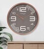 Classic Multicolour Plastic Plastic Wall Clock