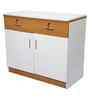 Classic Oak And White Colour Chest Of Drawers