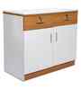Classic Oak And White Colour Chest Of Drawers