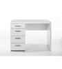 Classic Pearl White Colour Workstation Desk With Storage