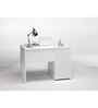 Classic Pearl White Colour Workstation Desk With Storage