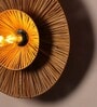 Classic Raffia Wall Light (Brown)