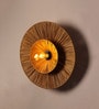 Classic Raffia Wall Light (Brown)