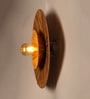 Classic Raffia Wall Light (Brown)