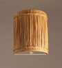 Classic Raffia Wall Light in Brown Colour