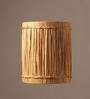 Classic Raffia Wall Light in Brown Colour