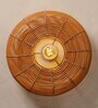 Classic Rattan Wall Light in Brown Colour