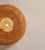 Classic Rattan Wall Light in Brown Colour