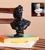 Classic Renaissance Black Resin Bust Showpiece