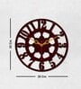 Classic Style Black Wood & Mdf Wall Clock