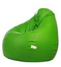 Classic XXL Bean Bag with Beans in Neon Green Colour