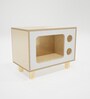 Classic TV Cat House in Natural Finish