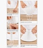 Classic Twister Wooden Table Lamp with Pleated Shade for Home D cor