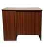 Classic Two Tone Walnut And White Colour Workstation Desk