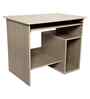 Classic Vanilla Ash Workstation Desk With Textured Veneer Finish