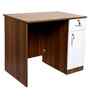 Classic Walnut Brown Colour Workstation Desk