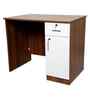 Classic Walnut Brown Colour Workstation Desk