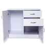 Classic White Colour Matte Laminate Finish Chest Of Drawers