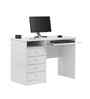 Classic White Matte Wood Finsh  Workstation Desk With Storage