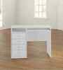 Classic White Matte Wood Finsh  Workstation Desk With Storage