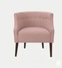 Classic Wingback Lounge Chair In Blush Pink Color