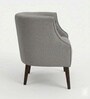 Classic Wingback Lounge Chair In Light Grey Color
