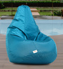Classic XXL All Weather Outdoor Bean Bag With Beans In Blue Colour